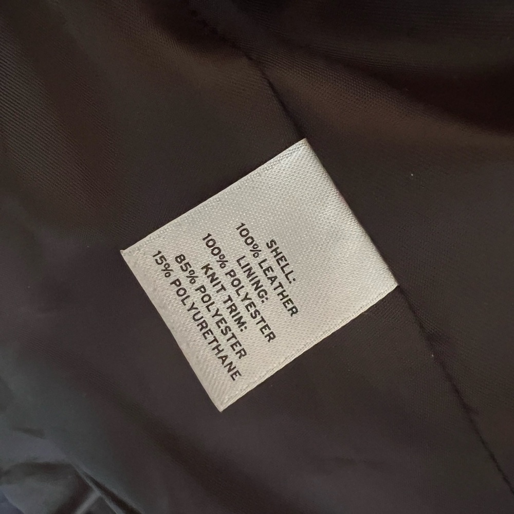 Brown Leather Jacket Womens size Medium - Picture 4 of 7